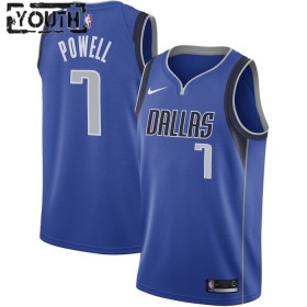 Dres Dallas Mavericks Dwight Powell 7 Nike 2022-23 Icon Edition Swingman - Dječji
